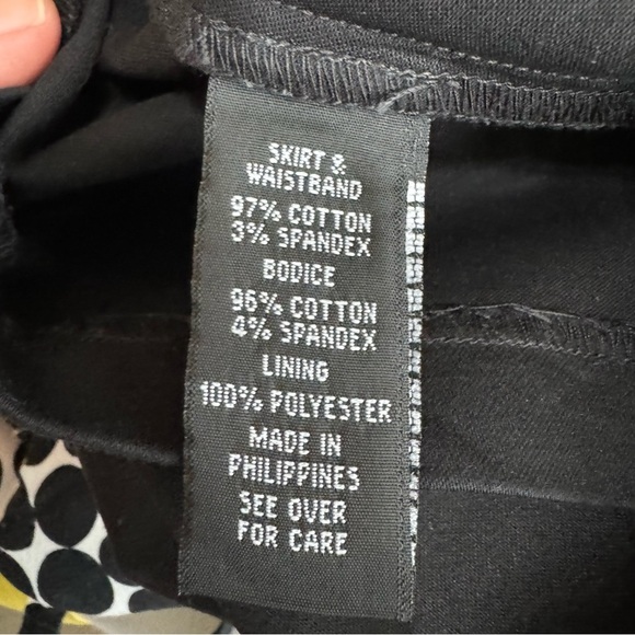 I.N. San Francisco Yellow Black Y2K Cummerbund Party Dress - Picture 9 of 10